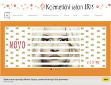 Tablet Screenshot of kozmetika-iris.com