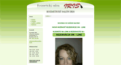 Desktop Screenshot of kozmetika-iris.sk